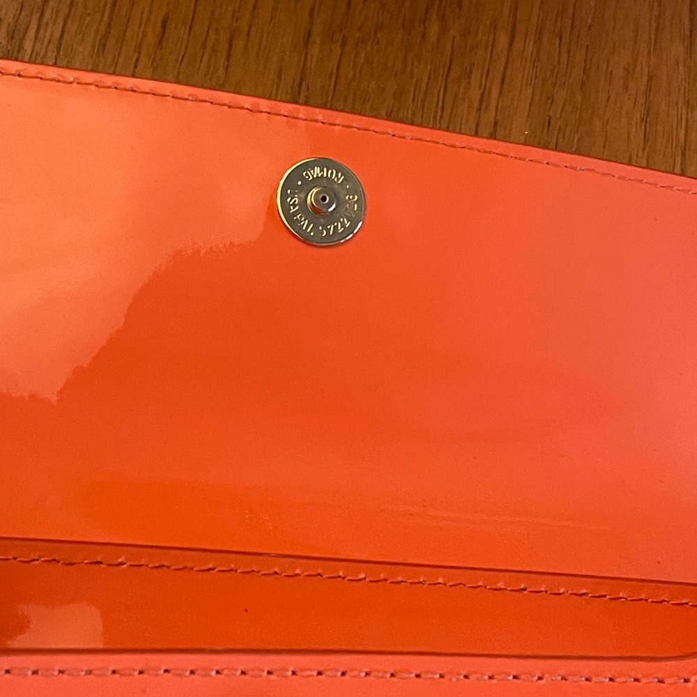 Dooney & Bourke Vibrant Melon Patent Leather Crossbody Bag - Picture 9 of 9